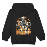 Nyxian, Skelet & Welpen, 1st | Kinder Zip Hoodie - Schwarz