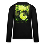 Kali, Limette, 1st | Teenager Langarmshirt - Schwarz