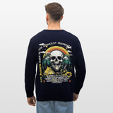 Panian, Berge, 1st | Roller, Unisex Bio-Sweatshirt - Navy