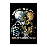 Fujin, Totenkopf, 1st | Poster 60x90 cm - Weiß