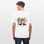 Sylvaris, Gesichter, 1st | Essential, Relaxed Fit Unisex Bio T-Shirt - Weiß