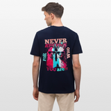 Tenjin, Alpaka, 1st | Essential, Relaxed Fit Unisex Bio T-Shirt - Navy