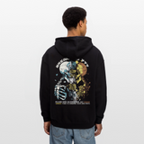 Fujin, Totenkopf, 1st | Freshhood, Oversized Unisex Hoodie - Schwarz