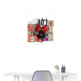 Galevar, Liebe, 1st | Poster 60x90 cm - Weiß