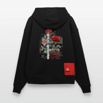 Loreley, Rose, 1st | Heavyweight Oversized Bio Hoodie, Unisex - SOLID BLACK