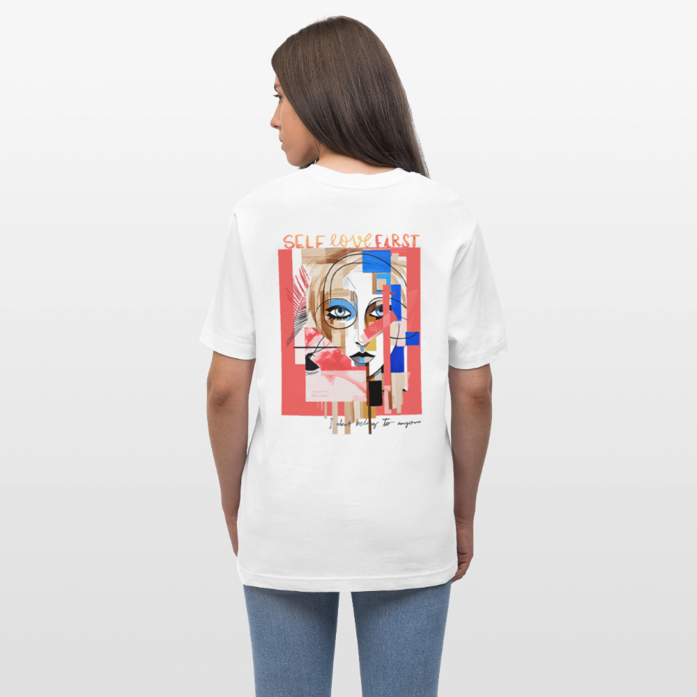 Vesperion, Frau, 1st | Essential, Relaxed Fit Unisex Bio T-Shirt - Weiß