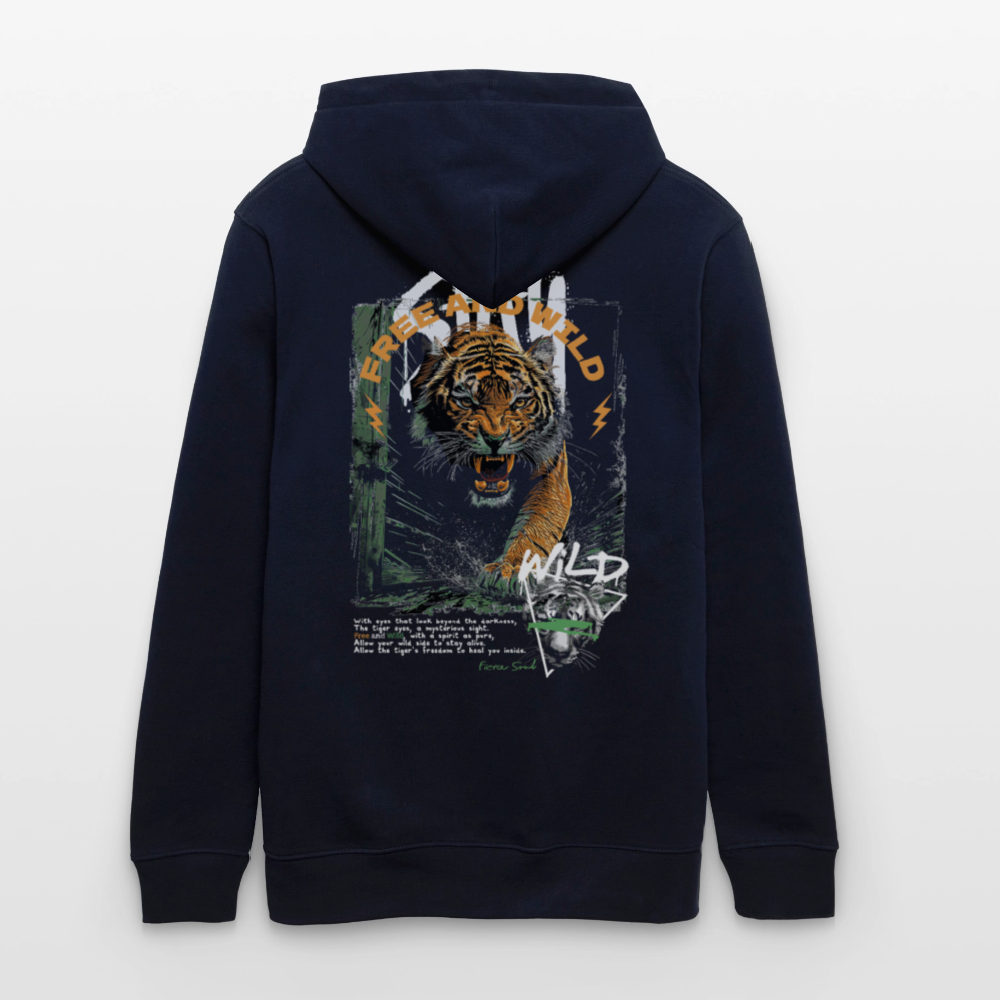 Demeter, Tiger, 1st | Cruiser, Unisex Bio-Hoodie - Navy