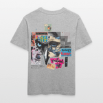 Saturnion, Raabe, 1st | Essential, Relaxed Fit Unisex Bio T-Shirt - Grau meliert