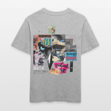 Saturnion, Raabe, 1st | Essential, Relaxed Fit Unisex Bio T-Shirt - Grau meliert