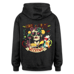 Ruh, Trauben, 1st | Freshhood, Oversized Unisex Hoodie - Anthrazit