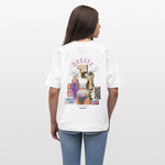 Andromion, Statue, 1st | Blaster, Oversize Bio T-Shirt, Unisex - Weiß