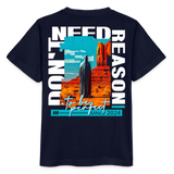 Fuxi, Wüste, 1st | Kinder Bio T-Shirt - Navy