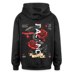 Hephani, Schlange, 1st | Freshhood, Oversized Unisex Hoodie - Anthrazit