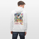 Tenebris, Schmetterling, 1st | Cruiser, Unisex Bio-Hoodie - Weiß