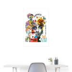 Verdantis, Blaue Augen, 1st | Poster 60x90 cm - Weiß