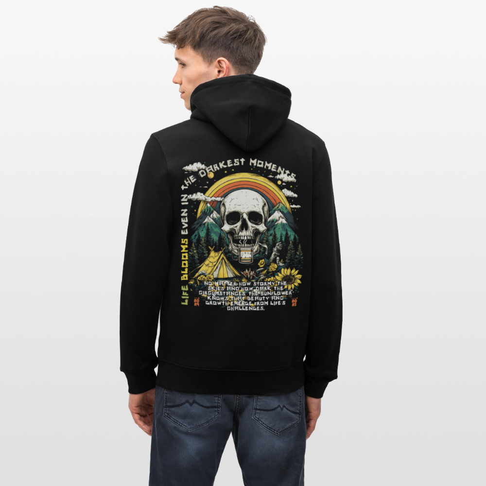 Panian, Berge, 1st | Cruiser, Unisex Bio-Hoodie - Schwarz