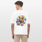 Thorvalis, Bär, 1st | Blaster, Oversize Bio T-Shirt, Unisex - Weiß