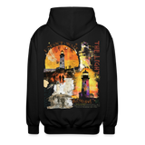Morian, Leuchtturm, 1st | Crucial, Unisex Zip Hoodie - Schwarz