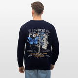 Ravana , Baum, 1st | Roller, Unisex Bio-Sweatshirt - Navy