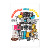 Zarethor, Kamera, 1st | Poster 40x60 cm - Weiß