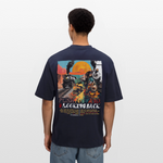 Morphean, Lokomotive, 1st | Breezy, Oversized Unisex T-Shirt - Navy