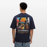 Morphean, Lokomotive, 1st | Breezy, Oversized Unisex T-Shirt - Navy