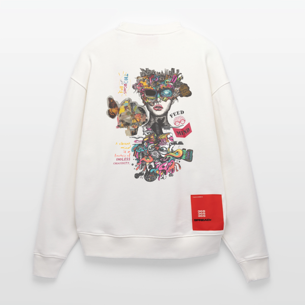 Stormrath, Fantasie, 1st | Heavyweight Oversized Bio Sweater, Unisex - OFF WHITE