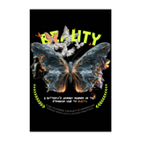 Harith, Schmetterling, 1st | Poster 20x30 cm - Weiß