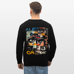 Hachiman, Augen, 1st | Roller, Unisex Bio-Sweatshirt - Schwarz