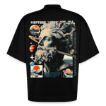 Phoebean, Neptun, 1st | Boxy, Heavyweight Bio T-Shirt, Unisex - SOLID BLACK