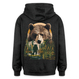 Ghadab, Bär, 1st | Freshhood, Oversized Unisex Hoodie - Anthrazit