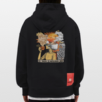 Artema, Kaffee, 1st | Heavyweight Oversized Bio Hoodie, Unisex - SOLID BLACK