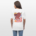 Orvandir, Herz, 1st | Essential, Relaxed Fit Unisex Bio T-Shirt - Weiß