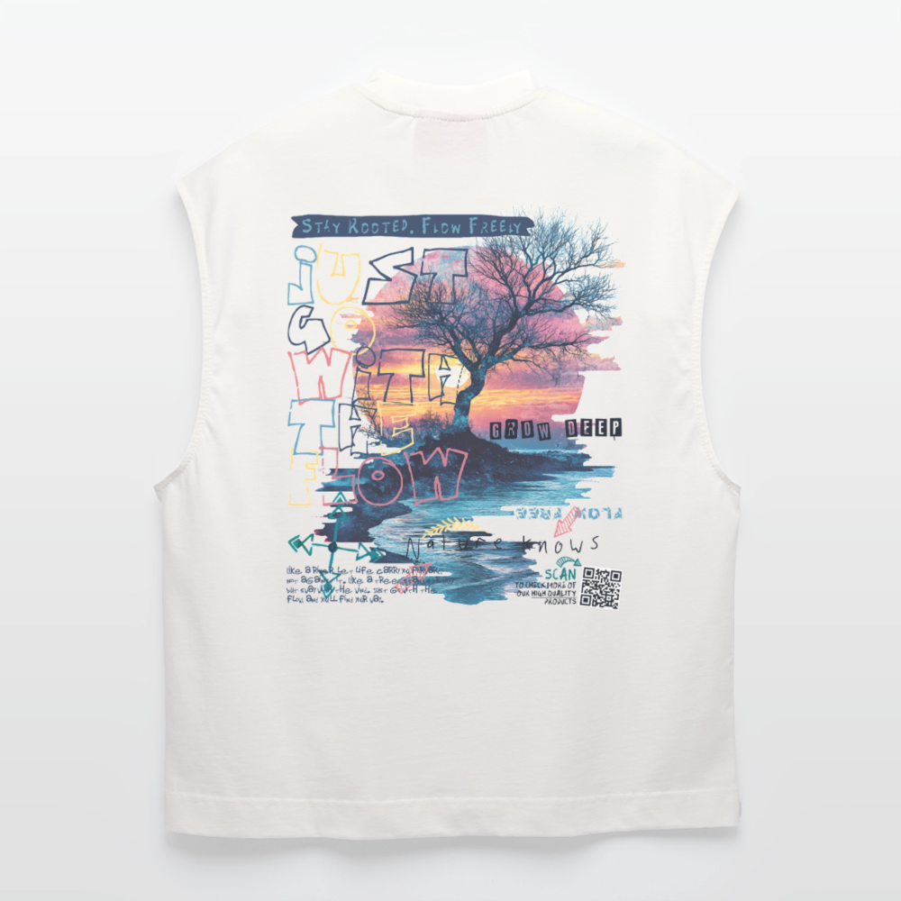 Oblivar, Baum, 1st | Heavyweight Oversized Bio Tank Top, Unisex - OFF WHITE