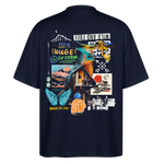Nüwa, Wandern, 1st | Blaster, Oversize Bio T-Shirt, Unisex - Navy
