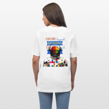 Jovareth, Astronaut, 1st | Essential, Relaxed Fit Unisex Bio T-Shirt - Weiß