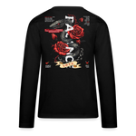 Hephani, Schlange, 1st | Teenager Langarmshirt - Schwarz