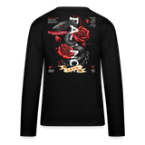 Hephani, Schlange, 1st | Teenager Langarmshirt - Schwarz