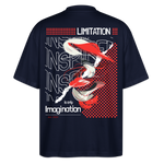 Xiwangmu, Muschel, 1st | Blaster, Oversize Bio T-Shirt, Unisex - Navy
