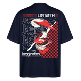 Xiwangmu, Muschel, 1st | Blaster, Oversize Bio T-Shirt, Unisex - Navy