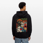 Eosan, Wolf, 1st | Freshhood, Oversized Unisex Hoodie - Schwarz