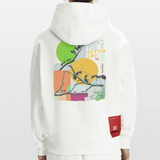 Draganis, Ameisen, 1st | Heavyweight Oversized Bio Hoodie, Unisex - OFF WHITE