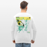 Solvatrix, Schmetterling, 1st | Roller, Unisex Bio-Sweatshirt - Weiß