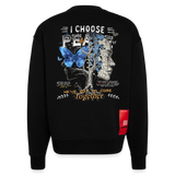 Ravana , Baum, 1st | Heavyweight Oversized Bio Sweater, Unisex - SOLID BLACK