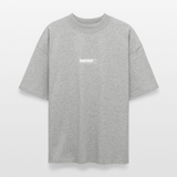 Xantherion2, Schildkröte, 1st | Blaster, Oversize Bio T-Shirt, Unisex - Grau meliert