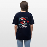 Guanyin, Muschel, 1st | Essential, Relaxed Fit Unisex Bio T-Shirt - Navy