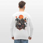 Vaermundis, Wolf, 1st | Roller, Unisex Bio-Sweatshirt - Weiß