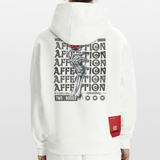 Tiberion, Rose, 1st | Heavyweight Oversized Bio Hoodie, Unisex - OFF WHITE