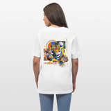 Kepleris, Tiger, 1st | Essential, Relaxed Fit Unisex Bio T-Shirt - Weiß