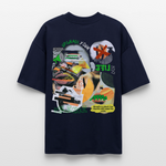 Ereban, Lippen, 1st | Blaster, Oversize Bio T-Shirt, Unisex - Navy